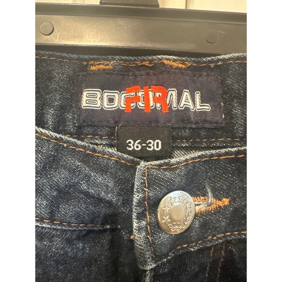 Bocomol FR Flame Resistant Jeans 36x30 Dark Wash Relaxed Fit Carpenter Work - Picture 3 of 11